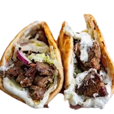 Lamb pita shoarma from the SLYCE Dutch Originals menu
